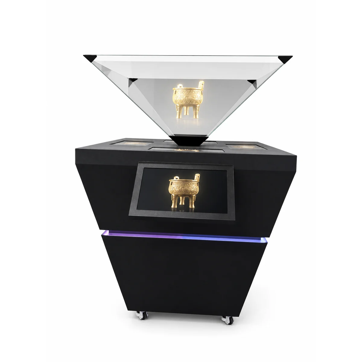 360° Holographic Projection Cabinet for museums, retail and exhibition display