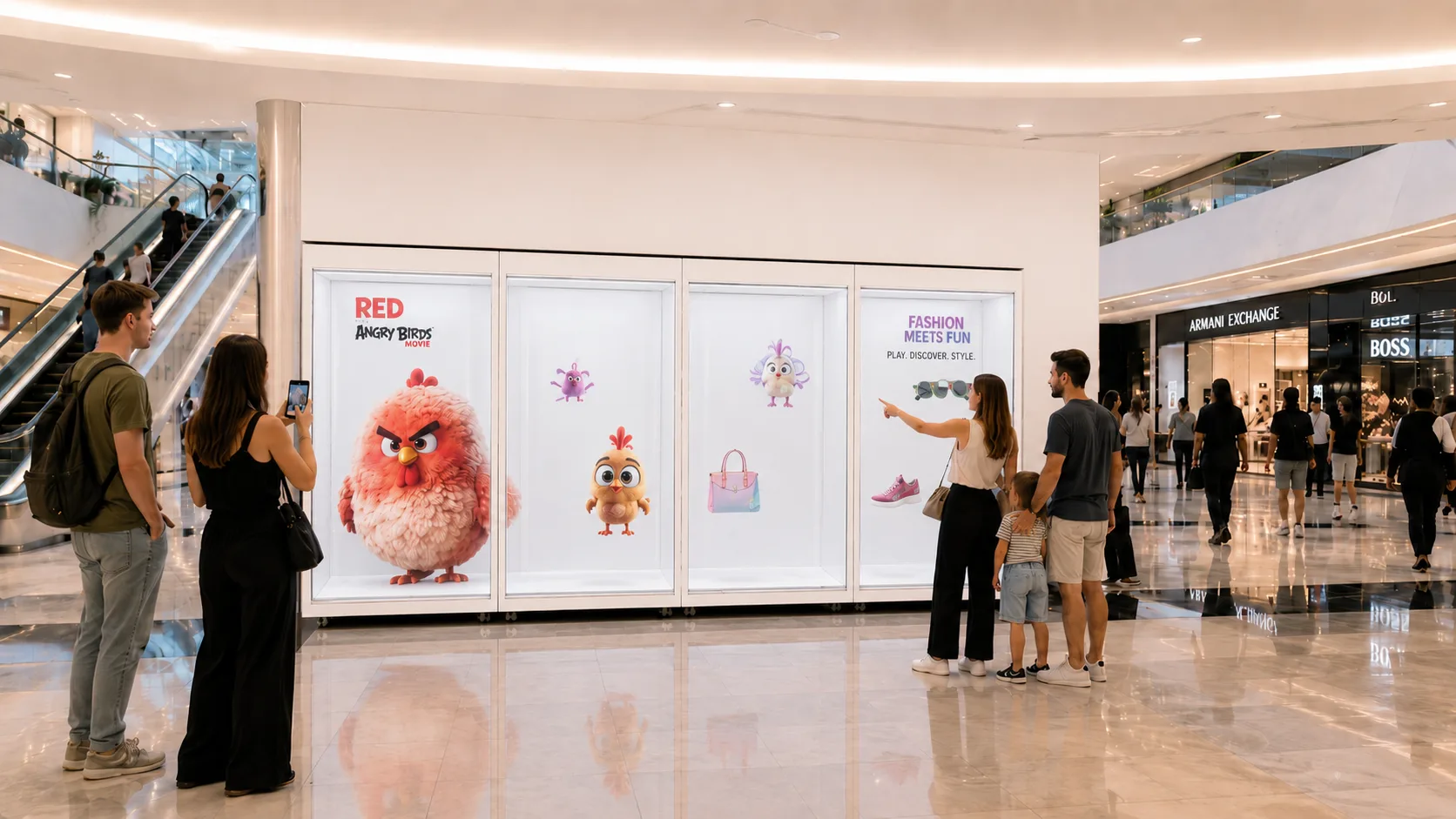 Transparent OLED display for museums and cultural exhibitions