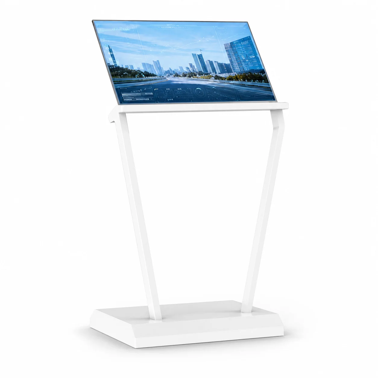 30-inch Angled Landscape Transparent TOLED Display