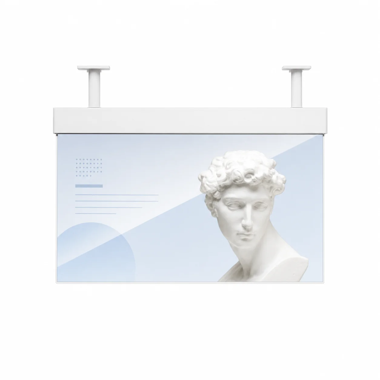 30-inch Suspended Transparent TOLED Display