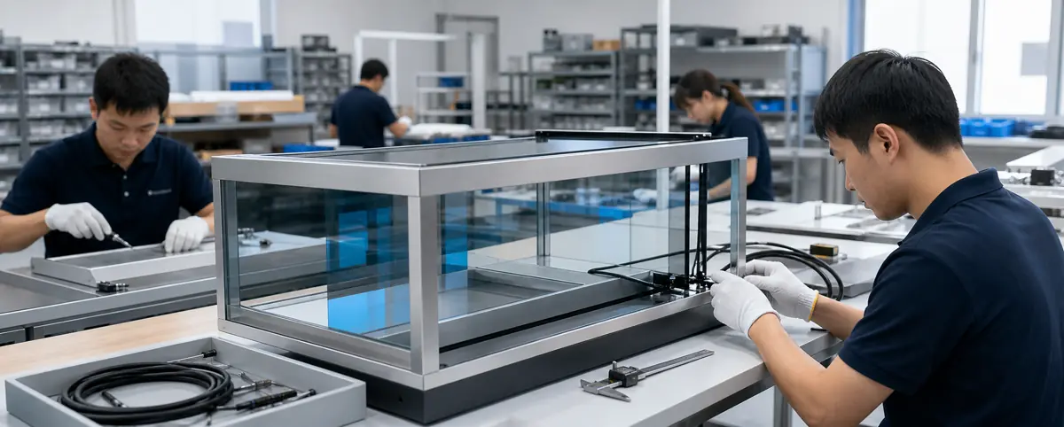 Transparent OLED smart industry display
